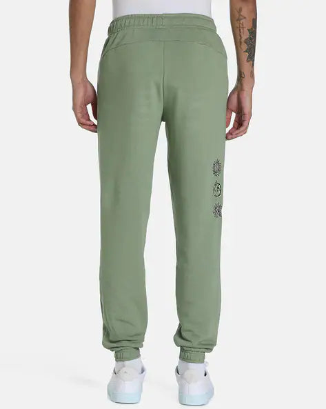 Brand Print Straight Joggers by PUMA