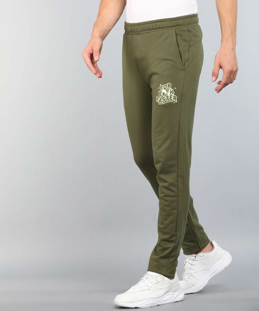 Graphic Pants Men Graphic Print Green Track Pants by PUMA
