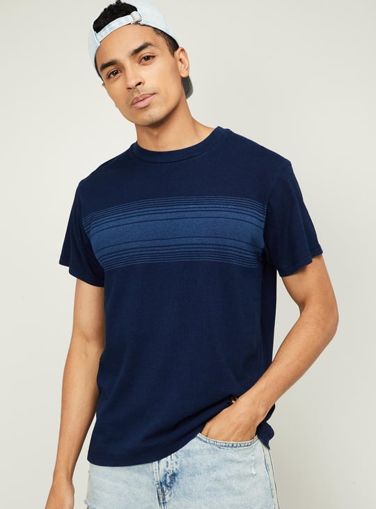 LEVI'S Men Striped Short Sleeves Regular Fit T-shirt