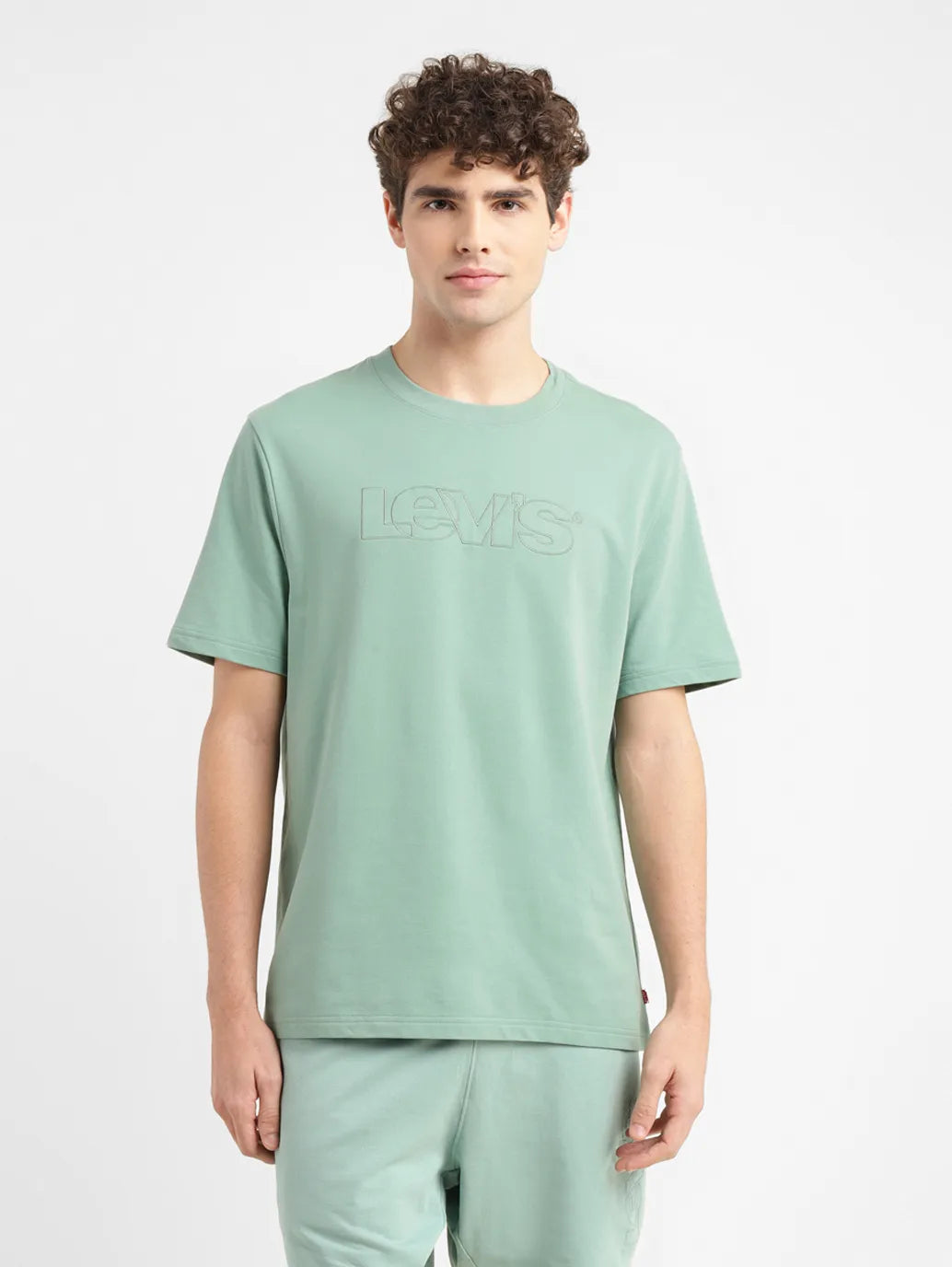 Men's Brand Logo Crew Neck T-shirt by Levi's