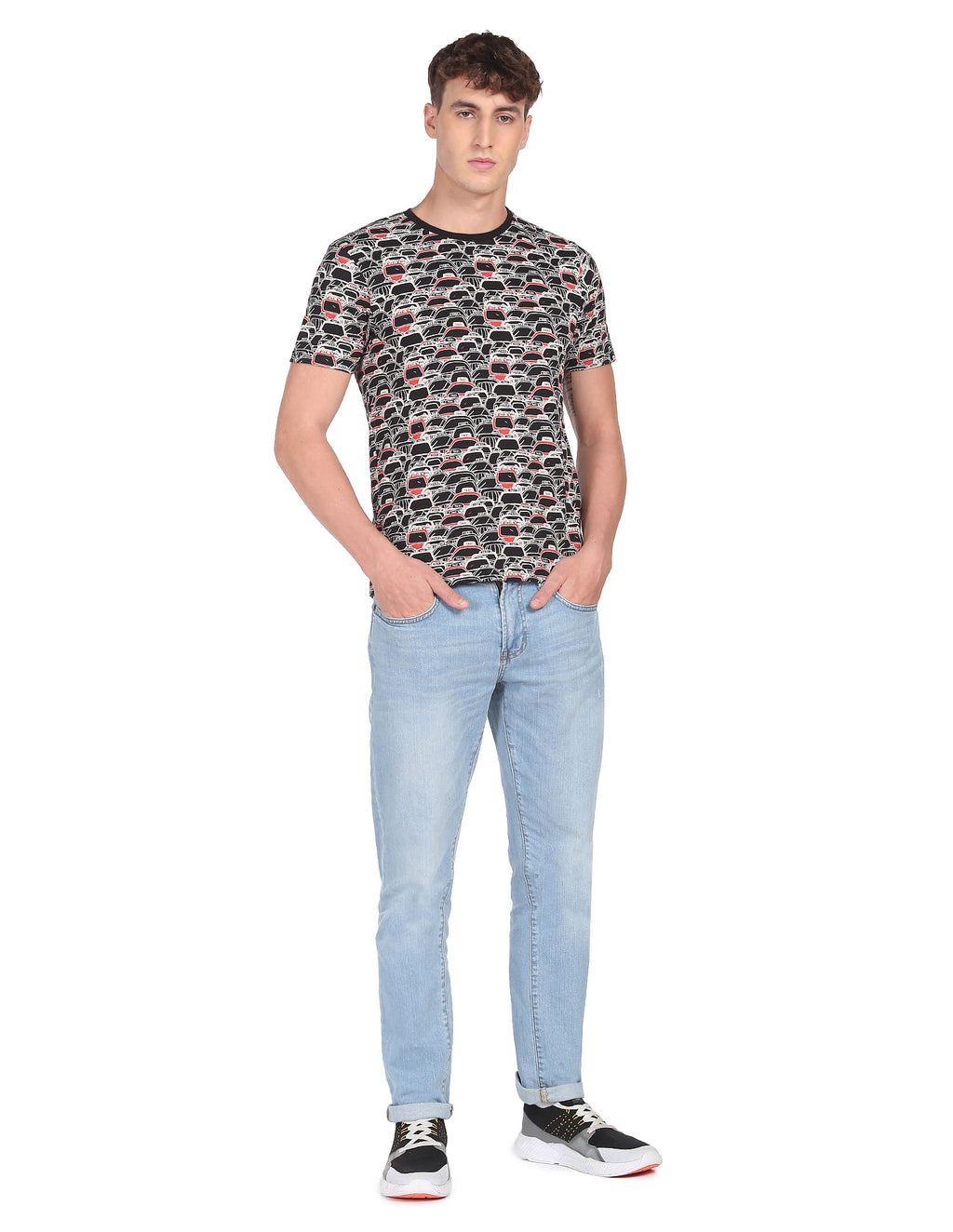 FLYING MACHINE crew neck slim fit t-shirt