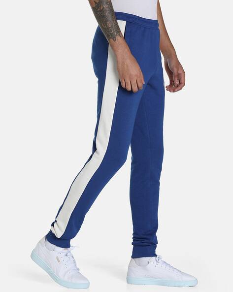 Men Brand Print Straight Joggers by PUMA