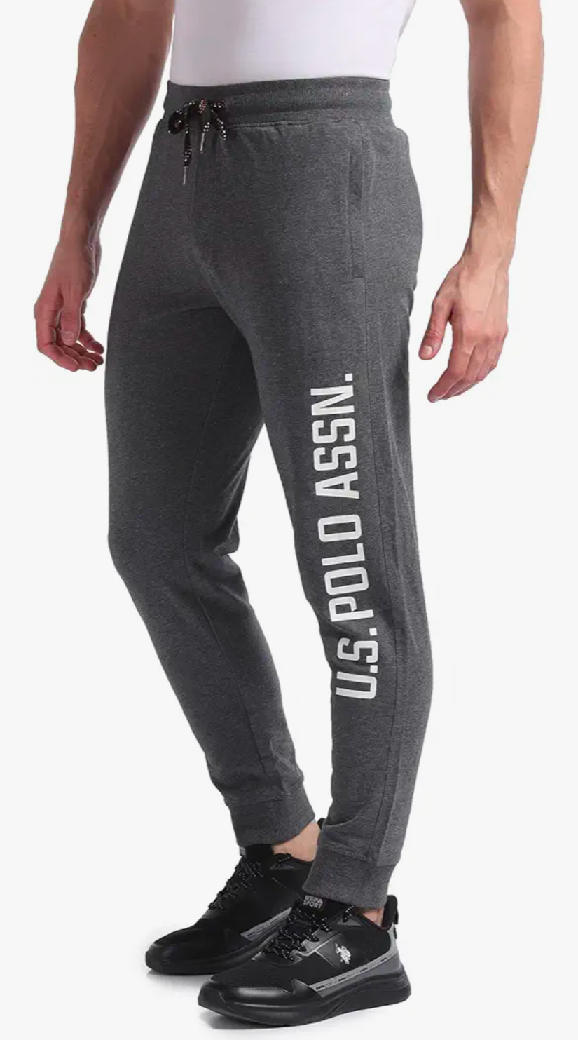 USPA men's comfort fir mid rise solid Track pant