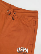 USPA pure cotton logo joggers