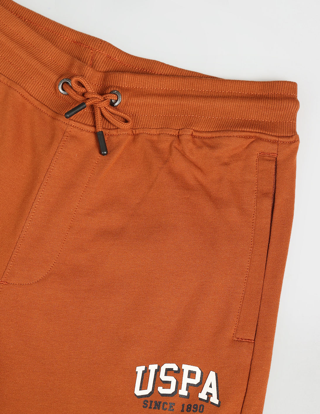 USPA pure cotton logo joggers
