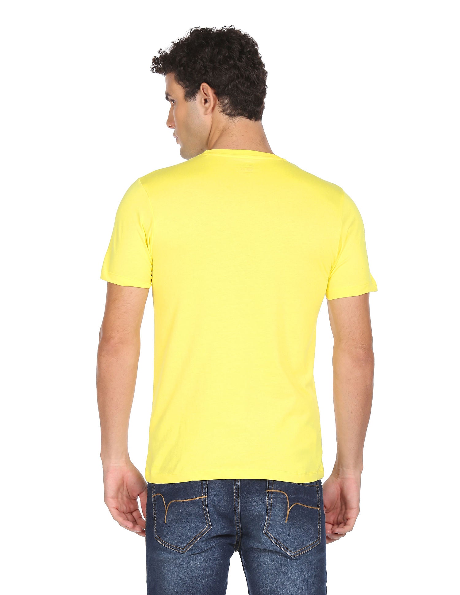 Graphic Print Cotton Print T-shirt by Flying Machine