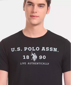 USPA|men's regular fit crew-neck T-shirt