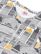 Pure Cotton All Over Print T-shirt by Flying Machine