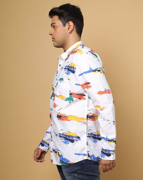 Graphic Print Cotton Shirt by Pepe Jeans