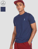 Crew Neck Solid Cotton T-shirt by U. S. POLO ASSN