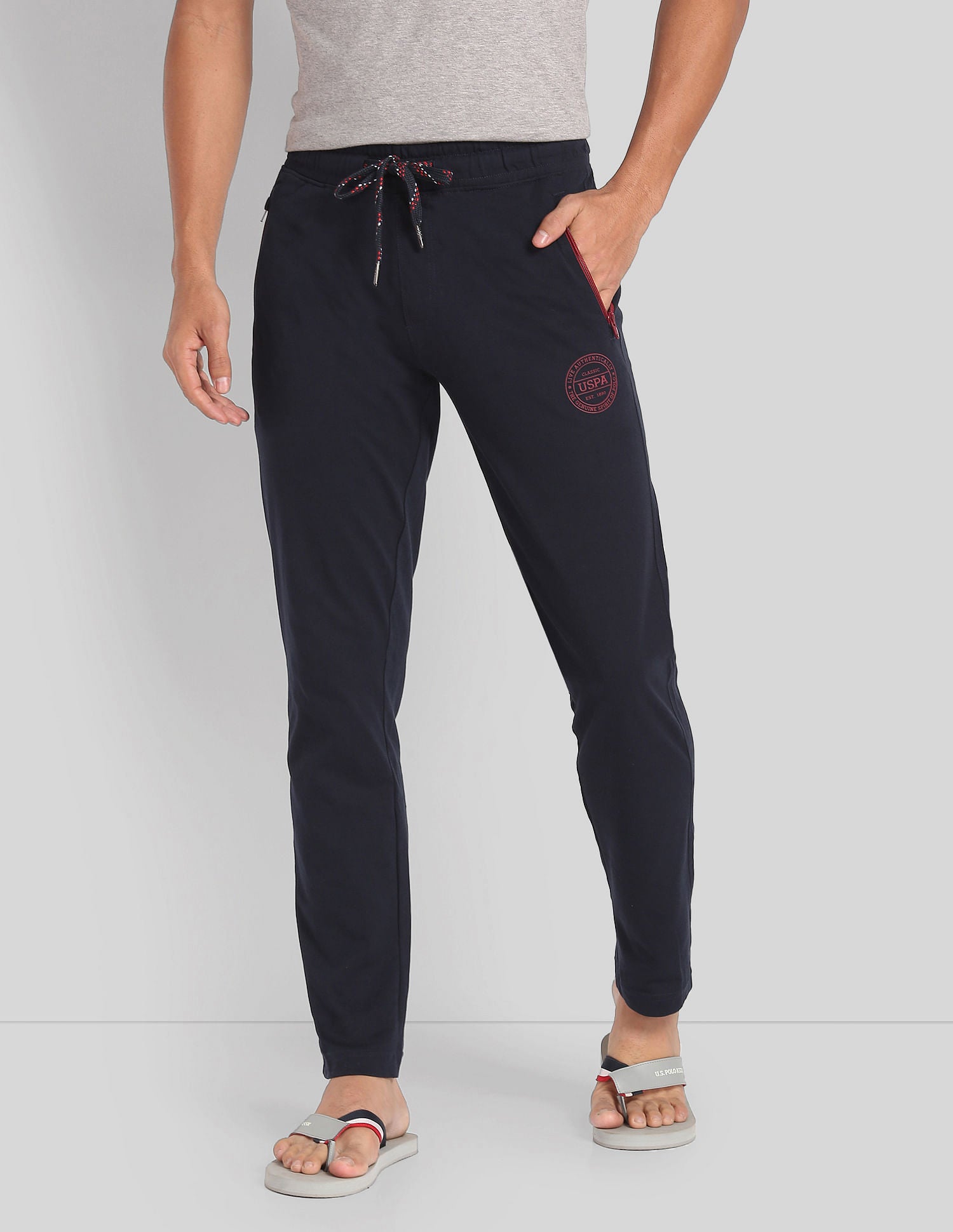 Logo Comfort Fit Lounge Track Pants by U. S. POLO ASSN.