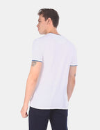 Round Neck Colour Blocked T-shirt by Flying Machine