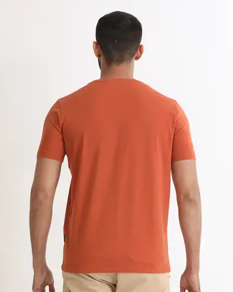 Graphic Print Crew-Neck T-Shirt by Rare Rabbit