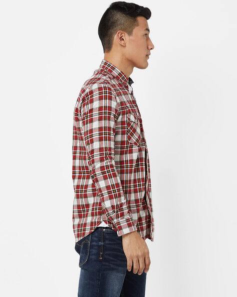 Killer checked slim fit shirt
