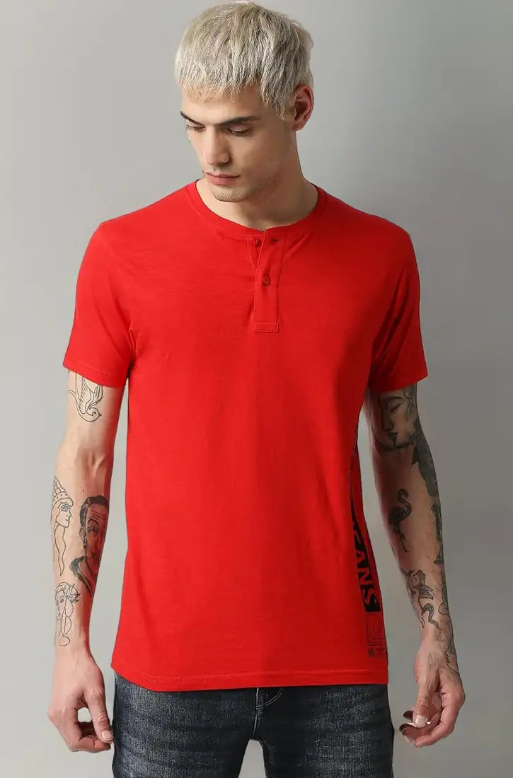 Men's Solid Slim Fit T-Shirt by Pepe Jeans
