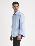 Regular Fit Spread Collar Solid Tencel Shirt UCB
