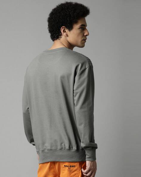 Typographic Print Crew-Neck sweatshirts by Break Bounce