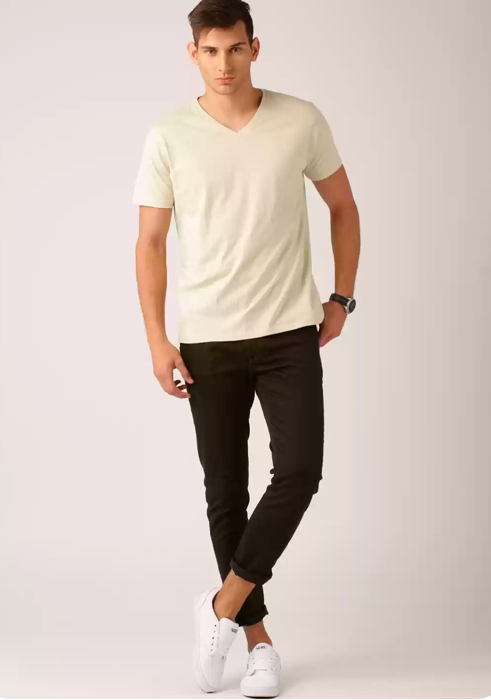 ether beige pure cotton t-shirt BY LEVI'S