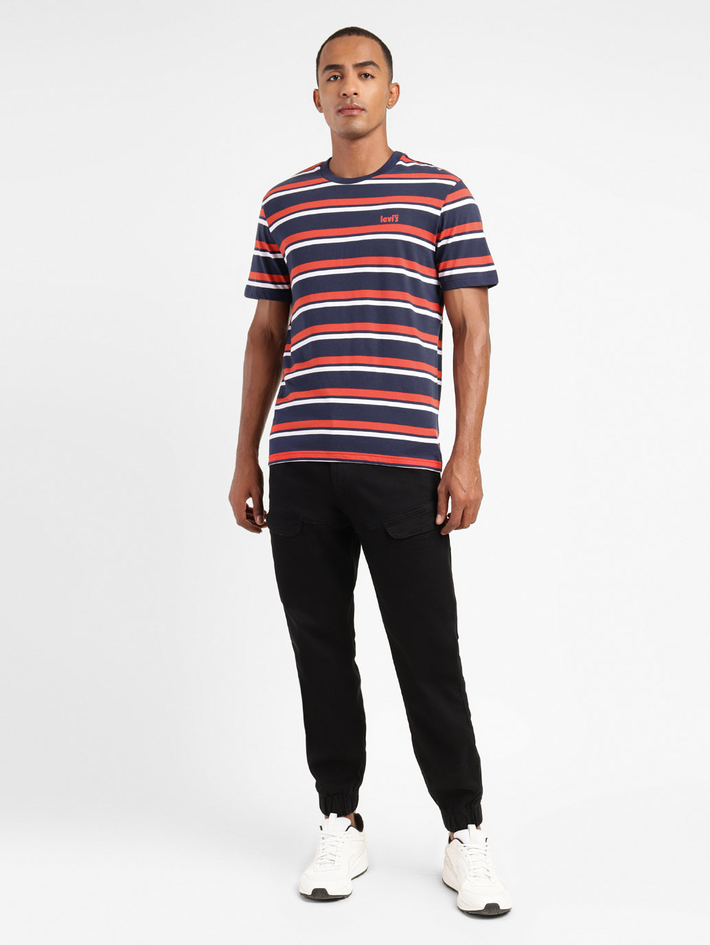 Men's Striped Crew Neck T-shirt by Levi's