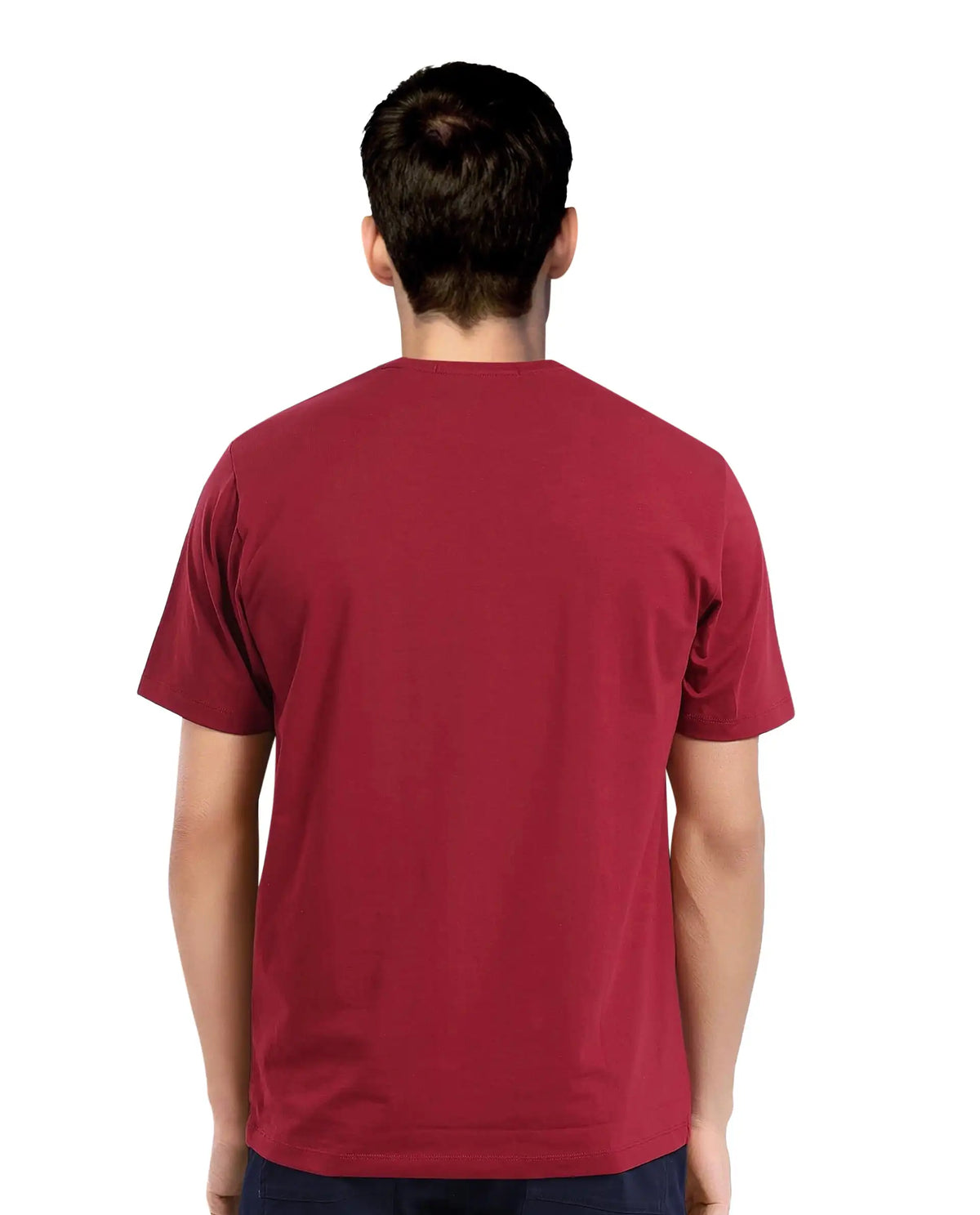 GRAPHIC LOGO PRINT T-SHIRT
FEINE RED BY RARE RABBIT
