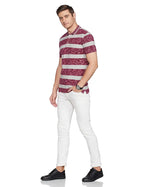 UNITED COLORS OF BENETTON Men's Striped Regular Fit Polo
