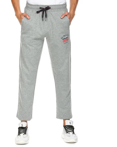 Men Heathered Track Pants by U. S. POLO ASSN.