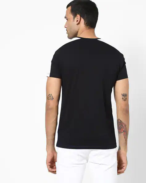 Slim Fit Brand Print Crew-Neck T-shirt by Pepe Jeans