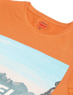 Pure Cotton Graphic Print T-shirt by Flying Machine