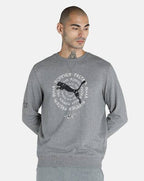Typographic Print Crew-Neck Sweatshirt by Puma