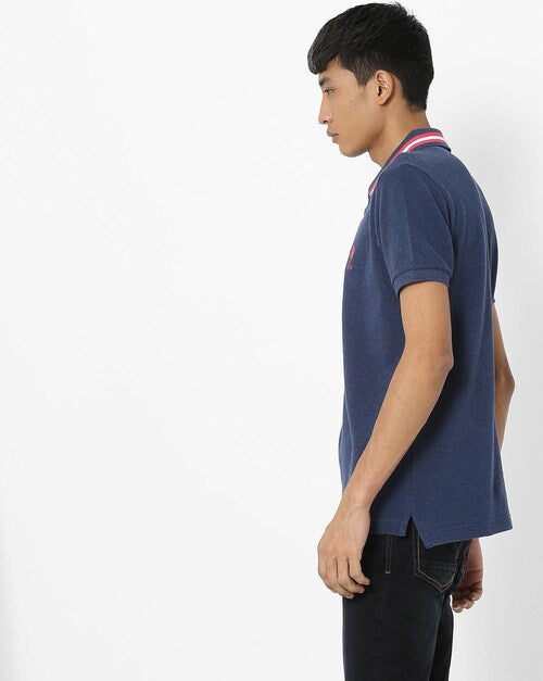 USPA regular fit cotton Polo t-shirt