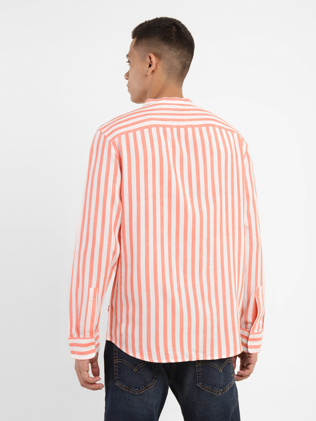 Men's Striped Band Neck Shirt Levi's