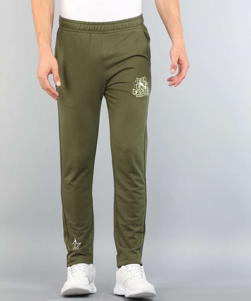 Graphic Pants Men Graphic Print Green Track Pants by PUMA