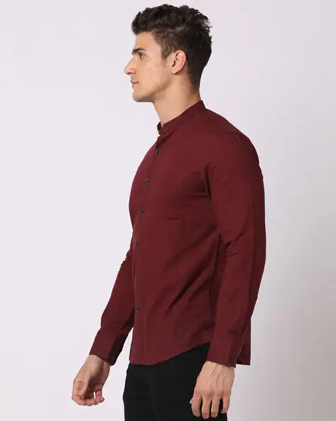 Cotton Slim Fit Shirt by Netplay