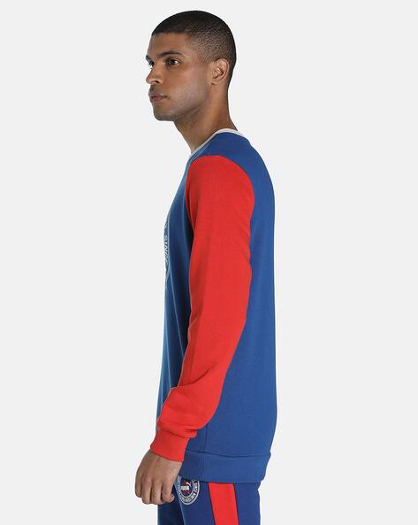 Typographic Print Round-Neck Sweatshirt by Puma