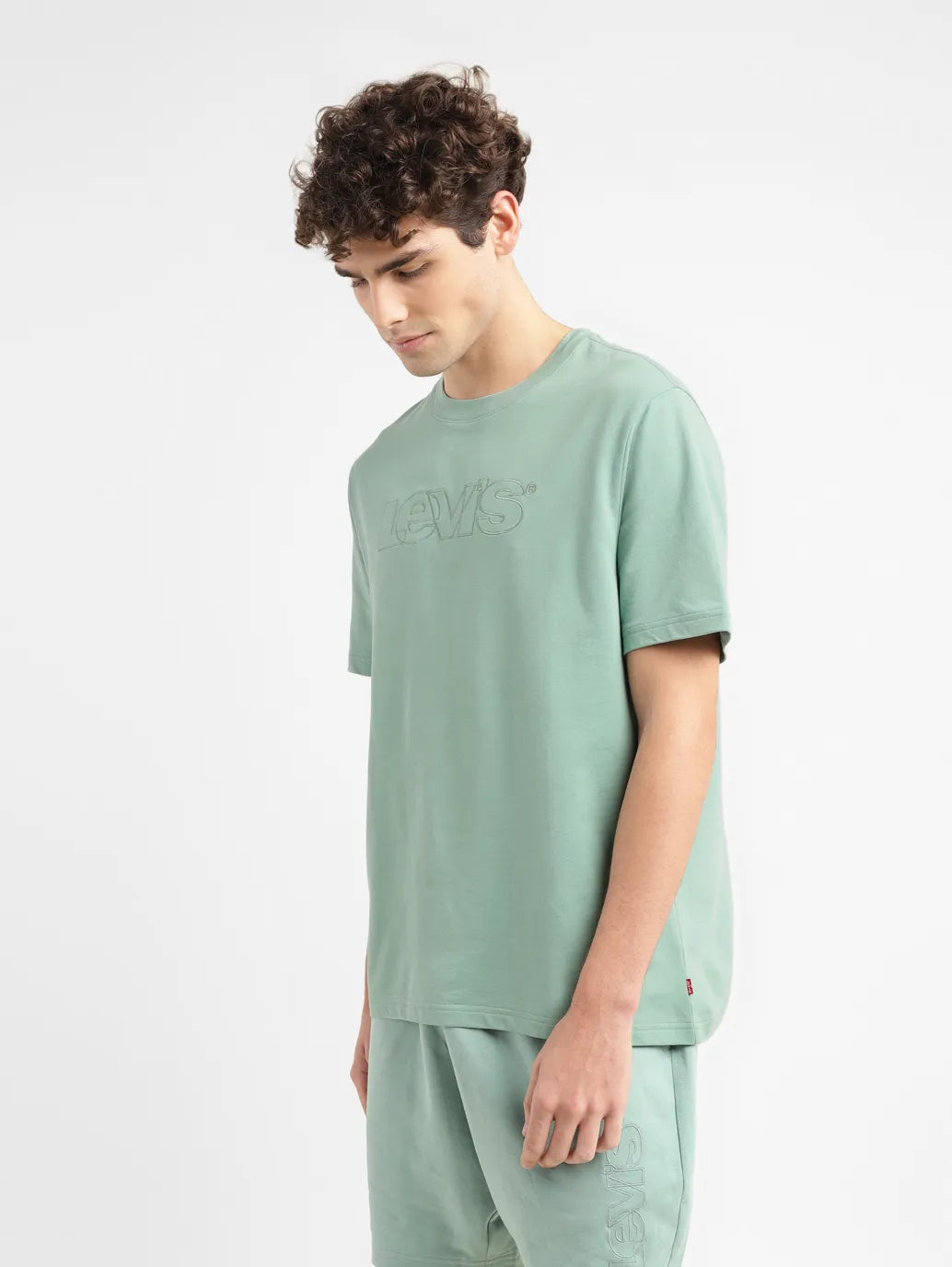 Men's Brand Logo Crew Neck T-shirt by Levi's