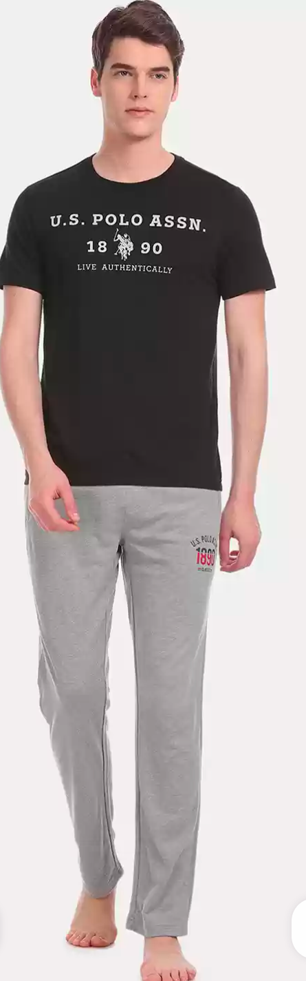 USPA|men's regular fit crew-neck T-shirt