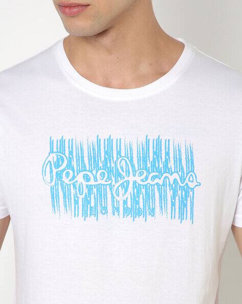Printed Slim Fit Crew-Neck T-shirt by Pepe Jeans
