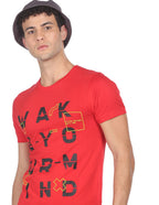 Cotton Graphic Print T-shirt by Flying Machine