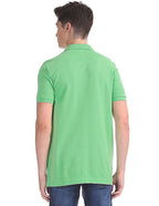 Solid Pique Polo Print T-shirt by Flying Machine