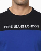 Slim Fit Brand Print Crew-Neck T-shirt by Pepe Jeans