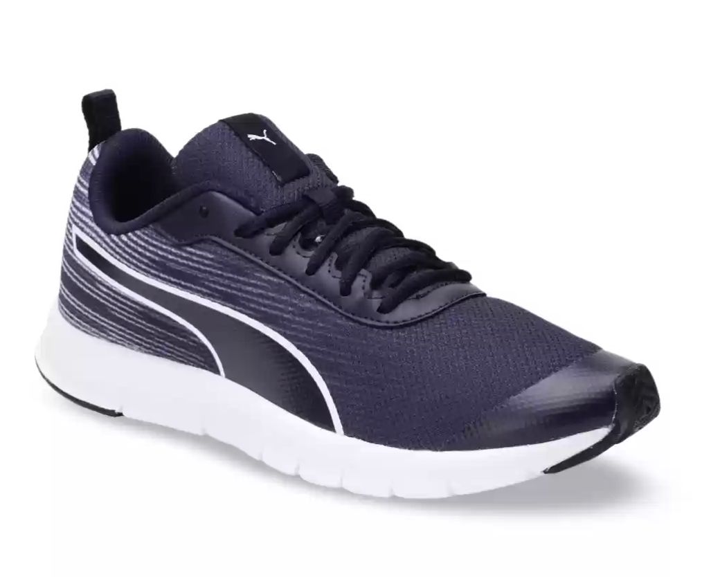 PUMA men new blue solid brisk training shoes