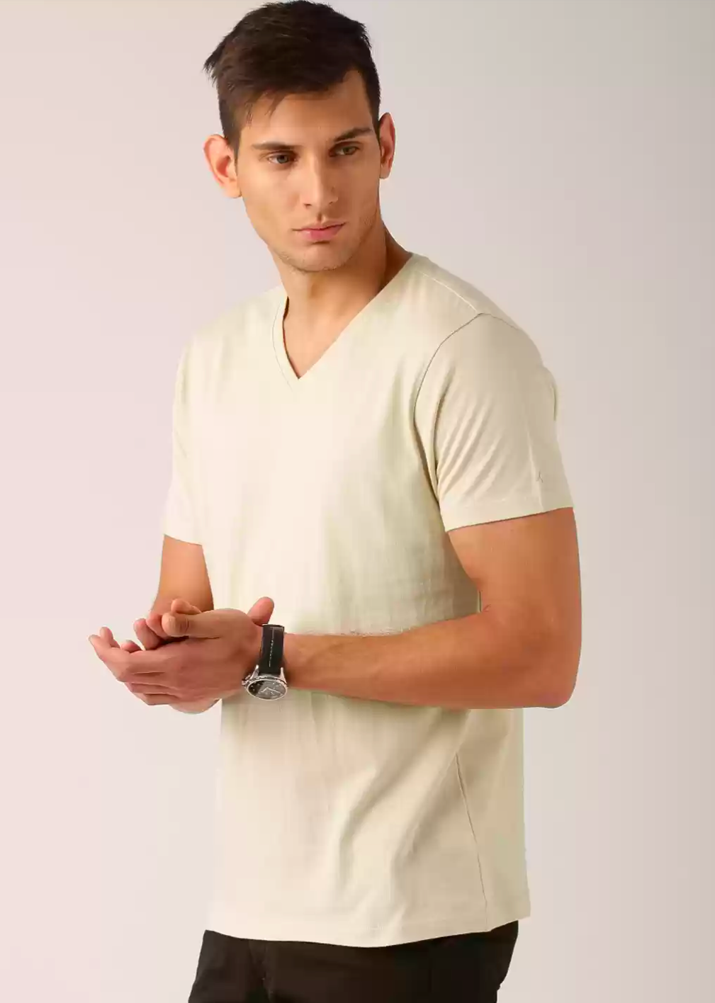 ether beige pure cotton t-shirt BY LEVI'S