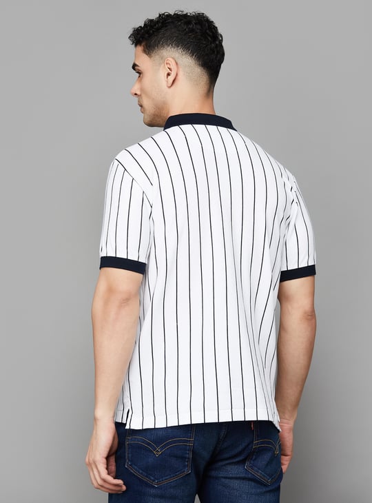 U.S.POLO ASSN. Striped Slim Fit Polo T-shirt