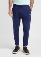 Men Navy Blue Regular Joggers by Levi's