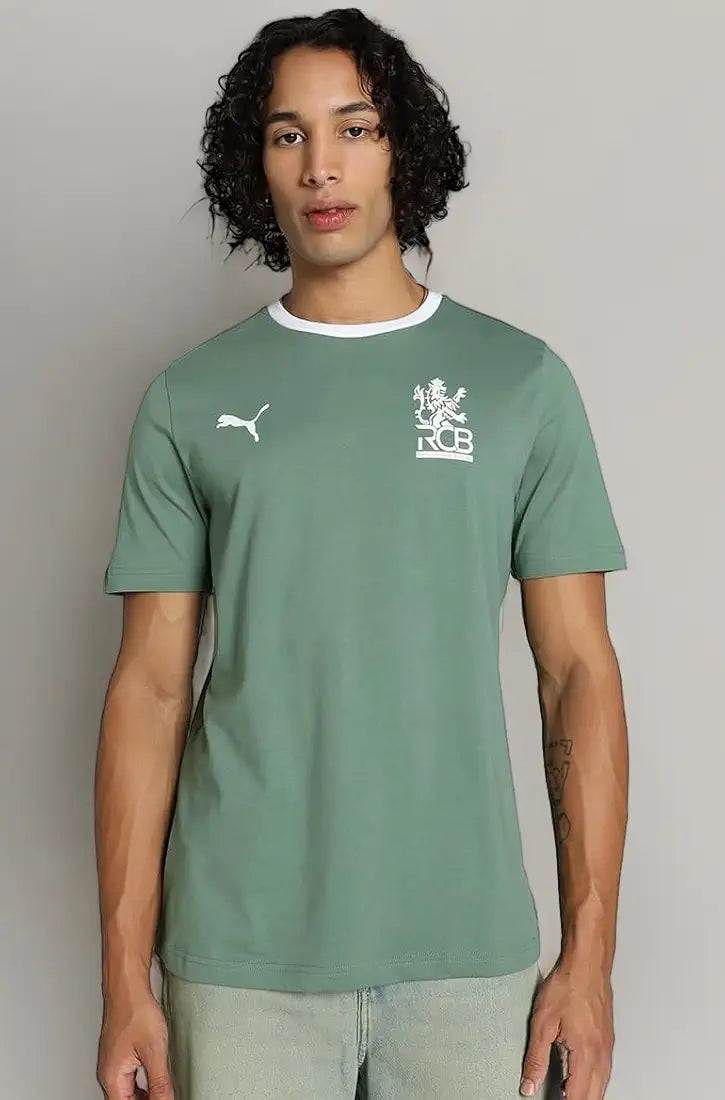 Puma Men's Cotton Regular Fit T-Shirt