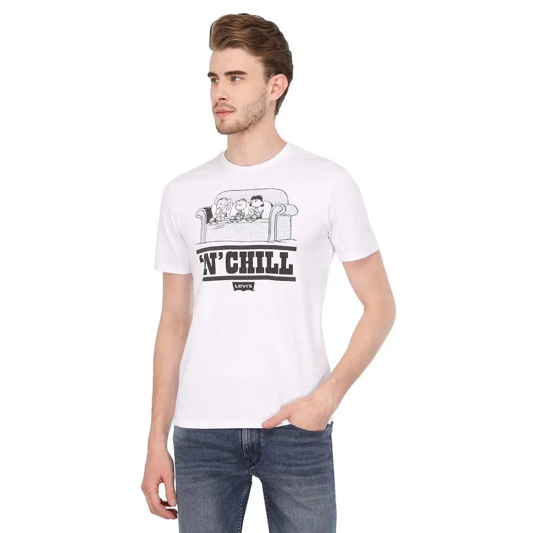 Men's Printed Regular Fit T-shirt by Levi's