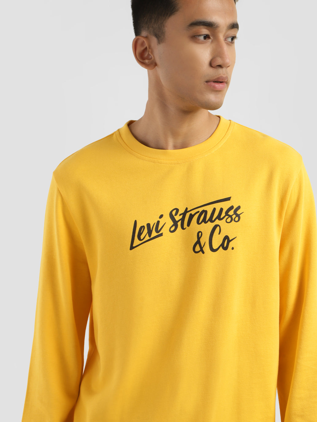 Levi's Red Cotton Regular Fit Printed Sweatshirt