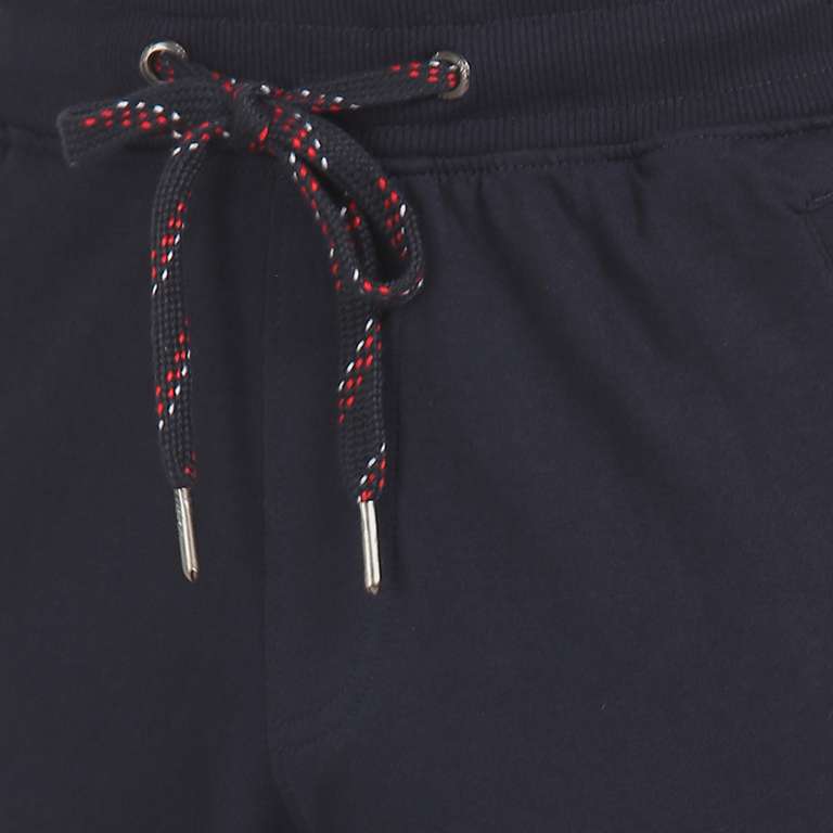 USPA men solid blue track pants
