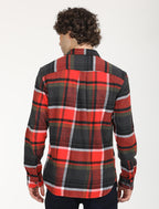 Men's Plaid Red Spread Collar Shacket Levi's