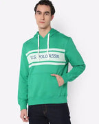 Hooded Cotton Sweatshirt by U. S. POLO ASSN.